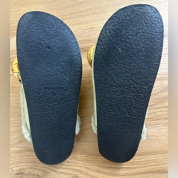 JW Anderson fur lined leather chain mules - Picture 7 of 10